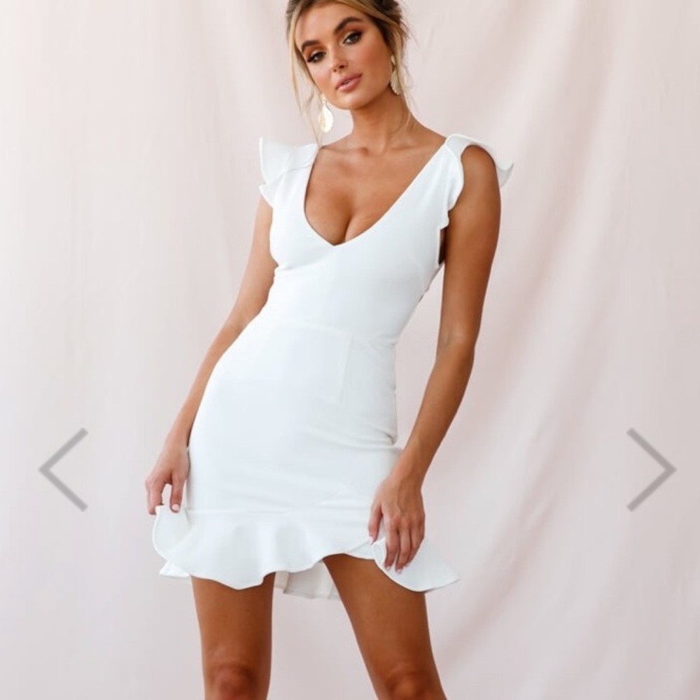 Take Note Frill Dress from Selfie Leslie.